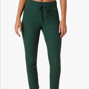Beyond Yoga Living Easy Waffle Pants - Forest Green, XS